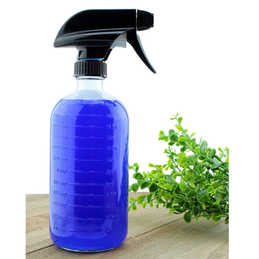16oz Clear Glass Spray Bottles w/ Measurements (48-Pack) - 24X_SH_1335_CASE
