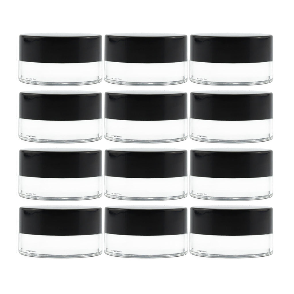 7-Milliliter Clear Glass Balm Jars (12-Pack) - sh1581cb07ml