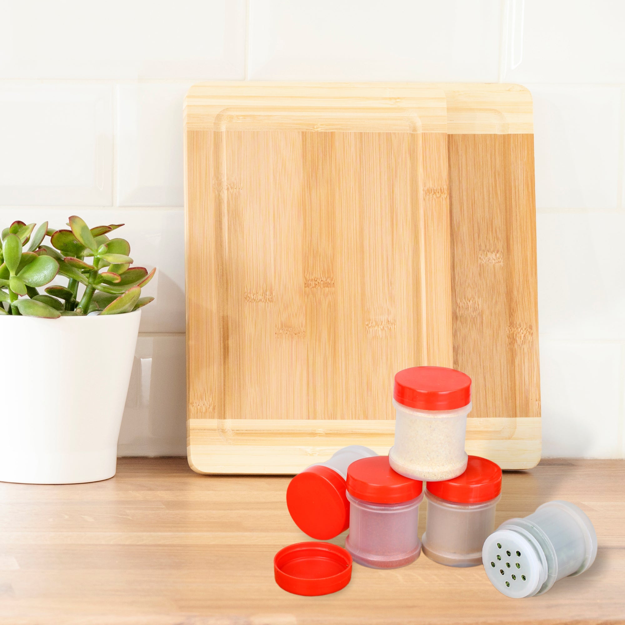 Cornucopia Brands-1oz Mini Plastic Spice Jars With Red Lids And Sifters  12pk : Target