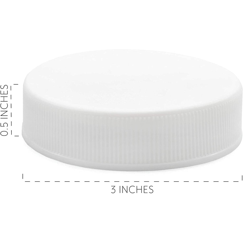 Regular Mouth Plastic Mason Jar Lids, Unlined (24-Pack) - sh1185cb0RegUnlined