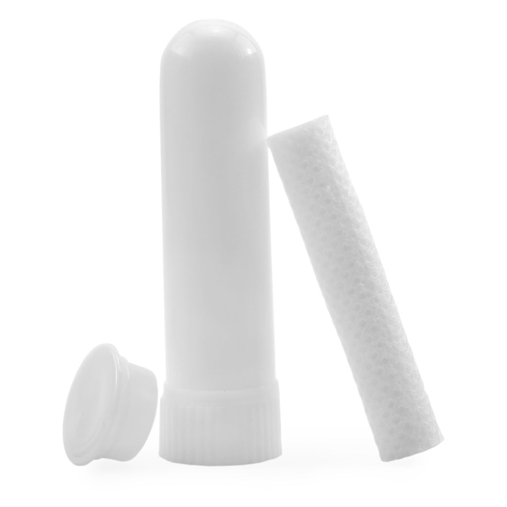 Essential Oil Aromatherapy White Nasal Inhaler Tubes (24 Complete Sticks) - sh1053cb0Wht