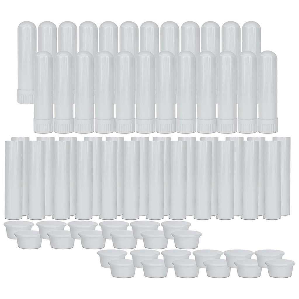 Essential Oil Aromatherapy White Nasal Inhaler Tubes (Case of 2400) - 100X_SH_1053_CASE