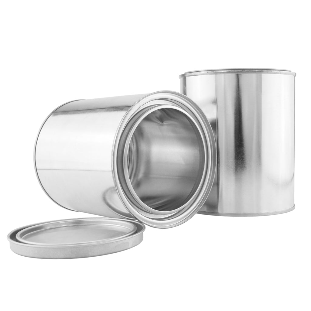 Empty Quart Paint Cans with Lids (2 Pack) - sh1275cb0qt