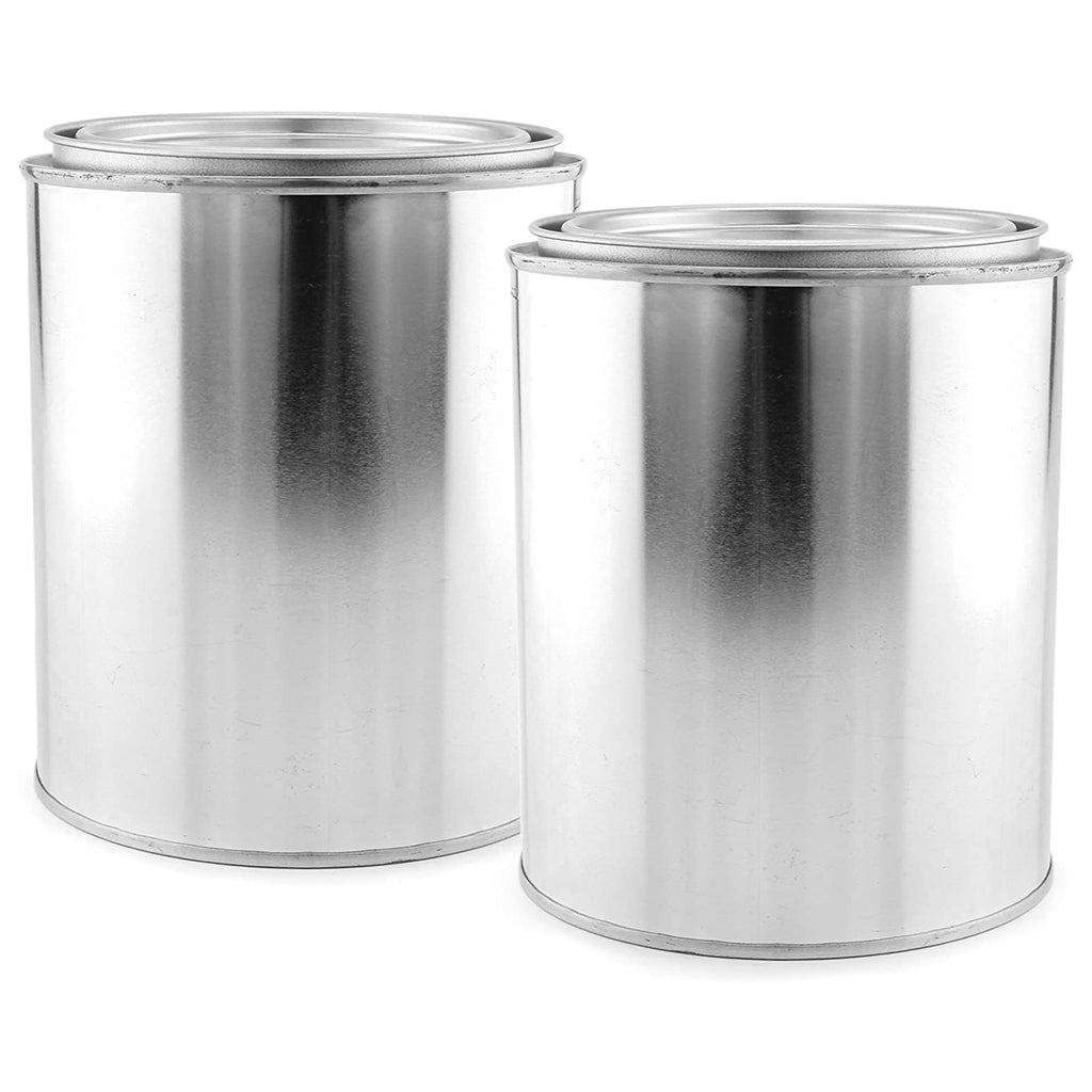 Empty Quart Paint Cans with Lids (2 Pack) - sh1275cb0qt
