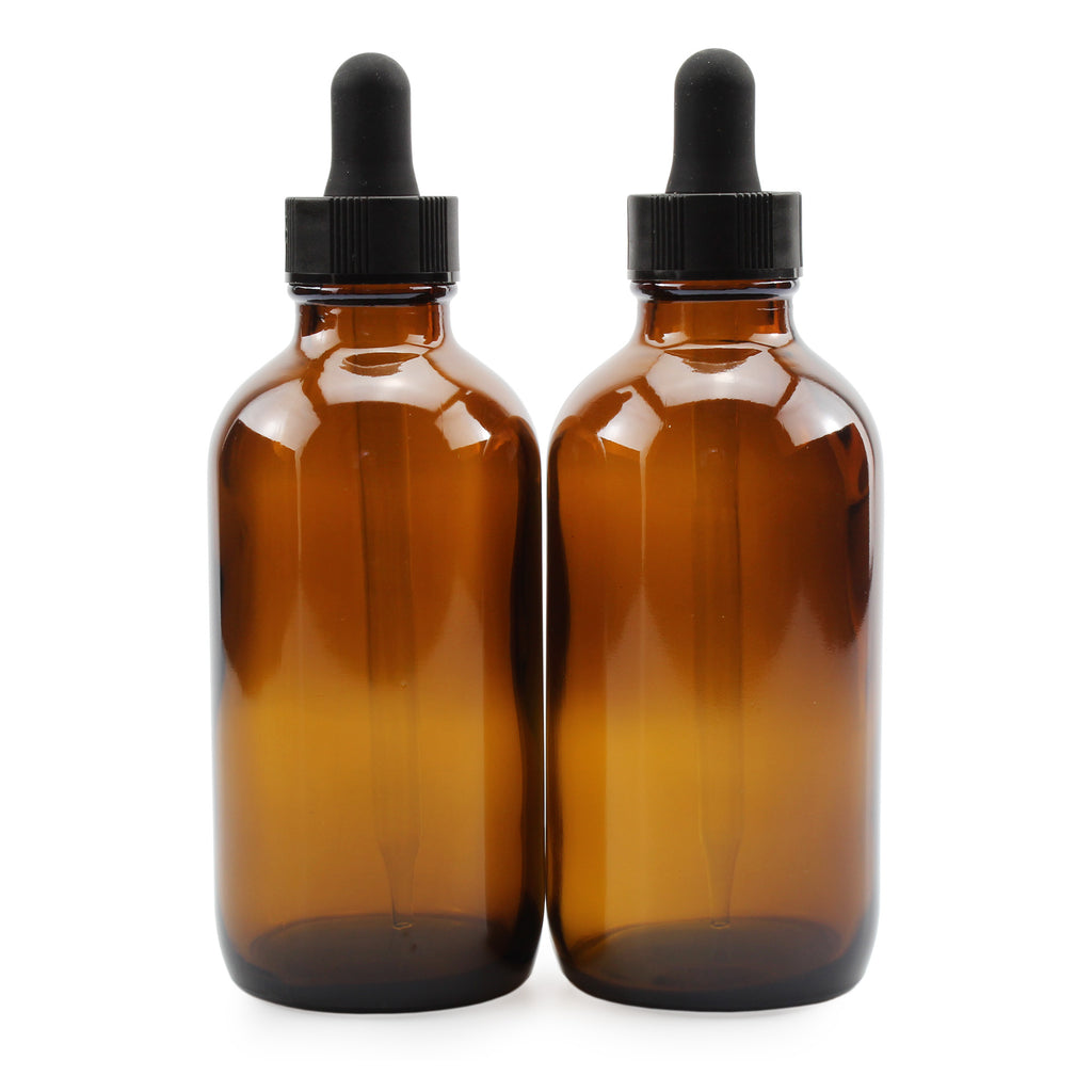 4oz Amber Glass Dropper Bottles (Case of 96) - 96X_SH_1265_CASE