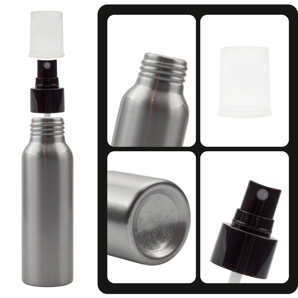 2oz Aluminum Fine Mist Spray Bottles (6-Pack) - sh1400cb0aep