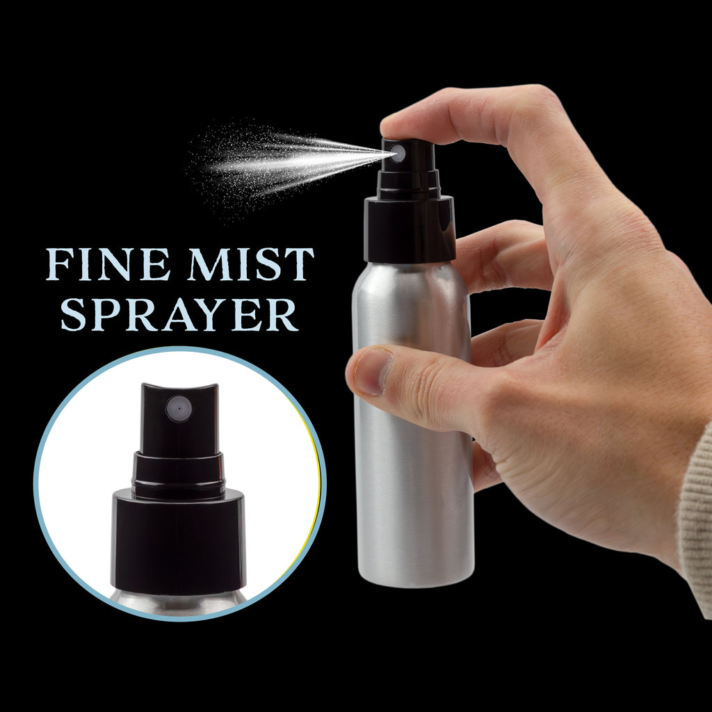 2oz Aluminum Fine Mist Spray Bottles (6-Pack) - sh1400cb0aep