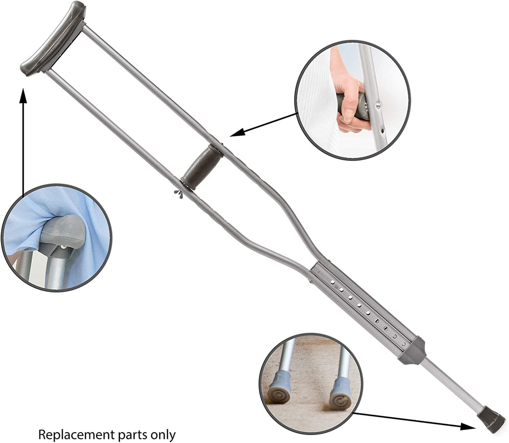 Replacement Crutch Parts Set (Case of 40 Sets) - 40X_SH_2063_CASE