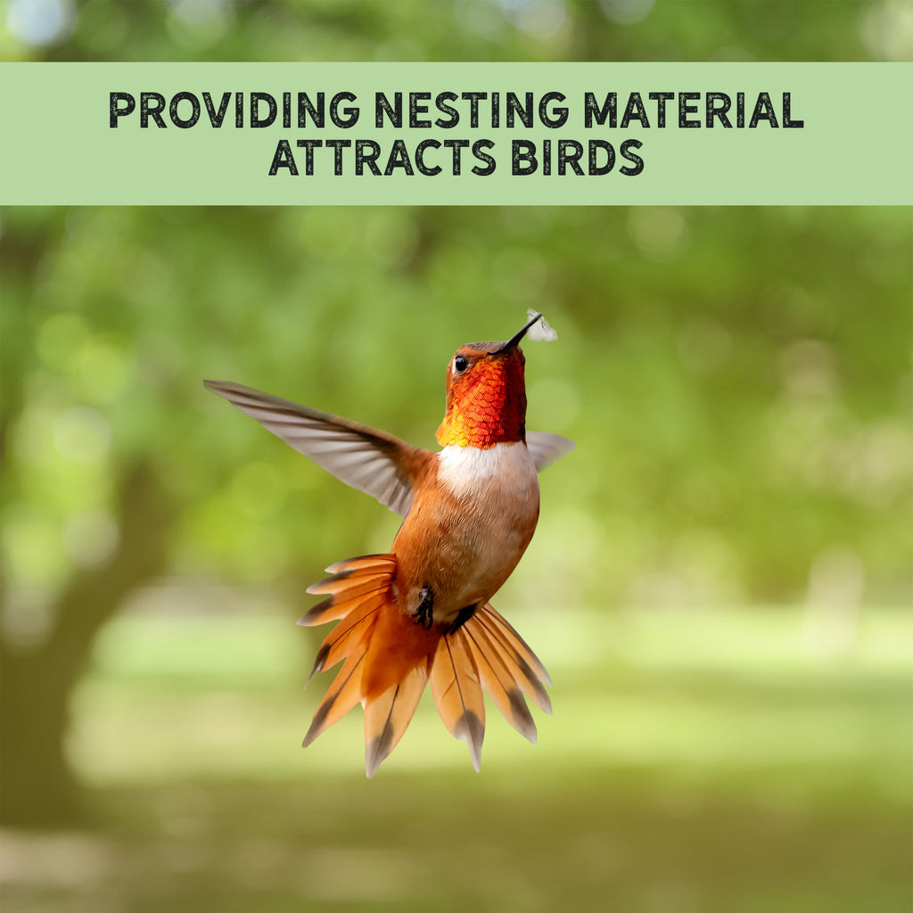 Wooden Bird Nest Material Holder - UDKIT019