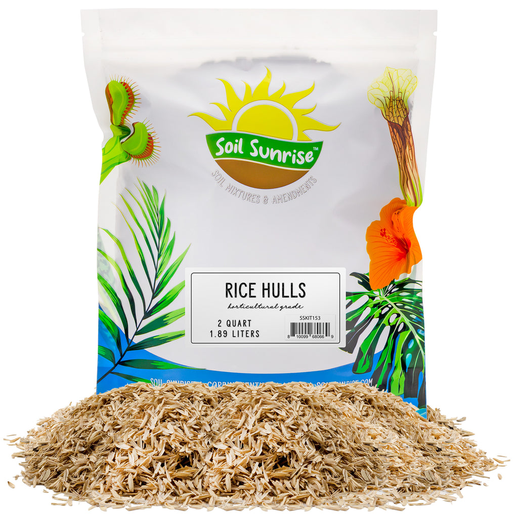 Horticultural Grade Rice Hulls (2 Quarts) - SSKIT153