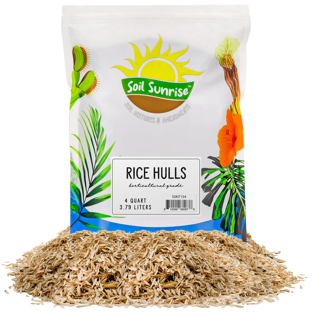 Horticultural Grade Rice Hulls (4 Quarts) - SSKIT154