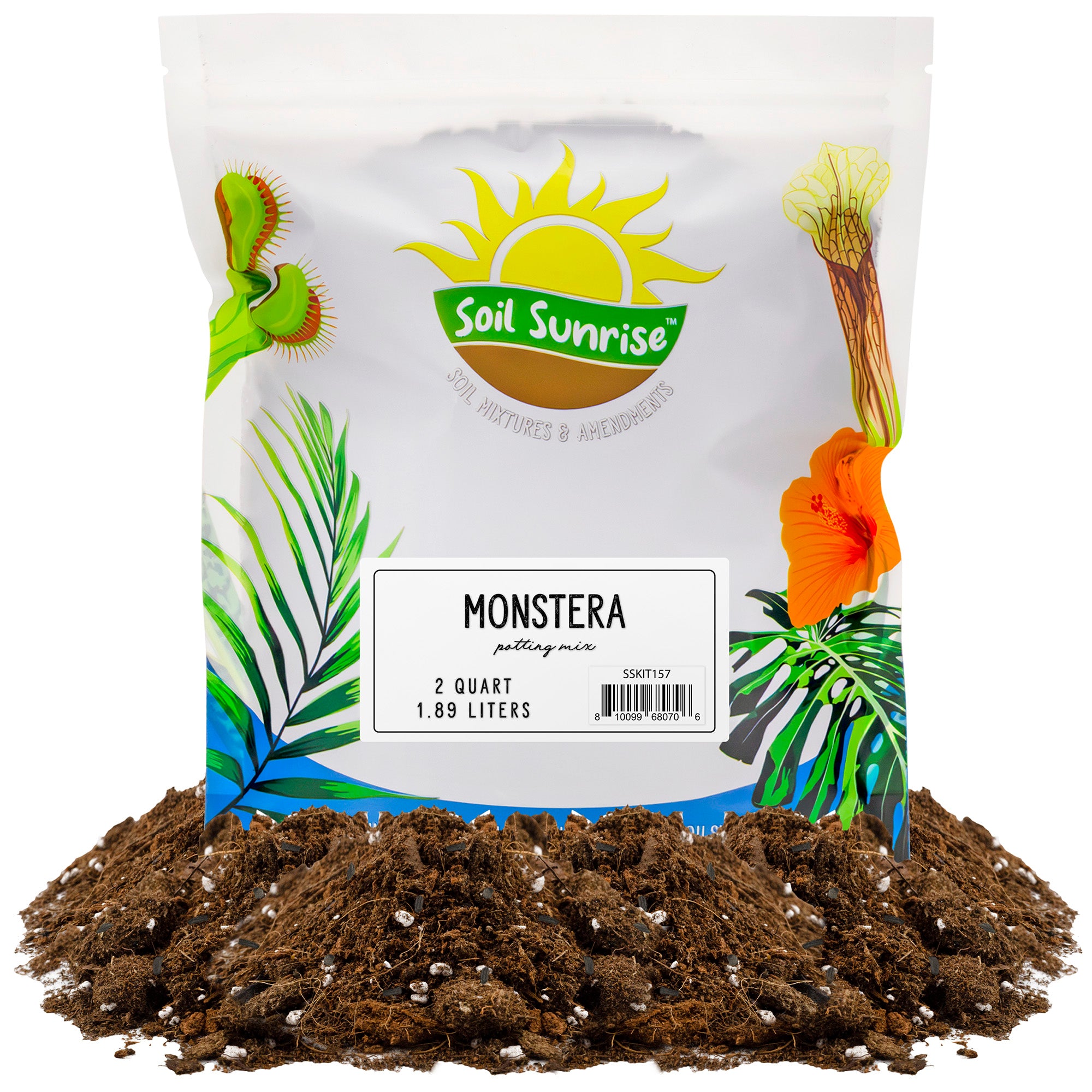 monstera deliciosa potting medium Monstera Houseplant Potting Soil Mix, Custom Blend for Growing and Repotting – Kurated Korner