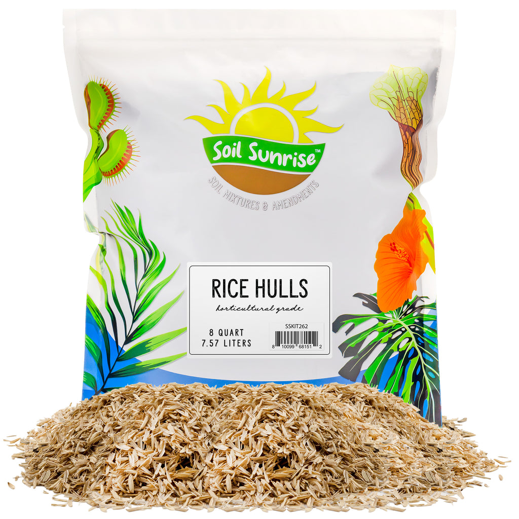 Horticultural Grade Rice Hulls (8 Quarts) - SSKIT262