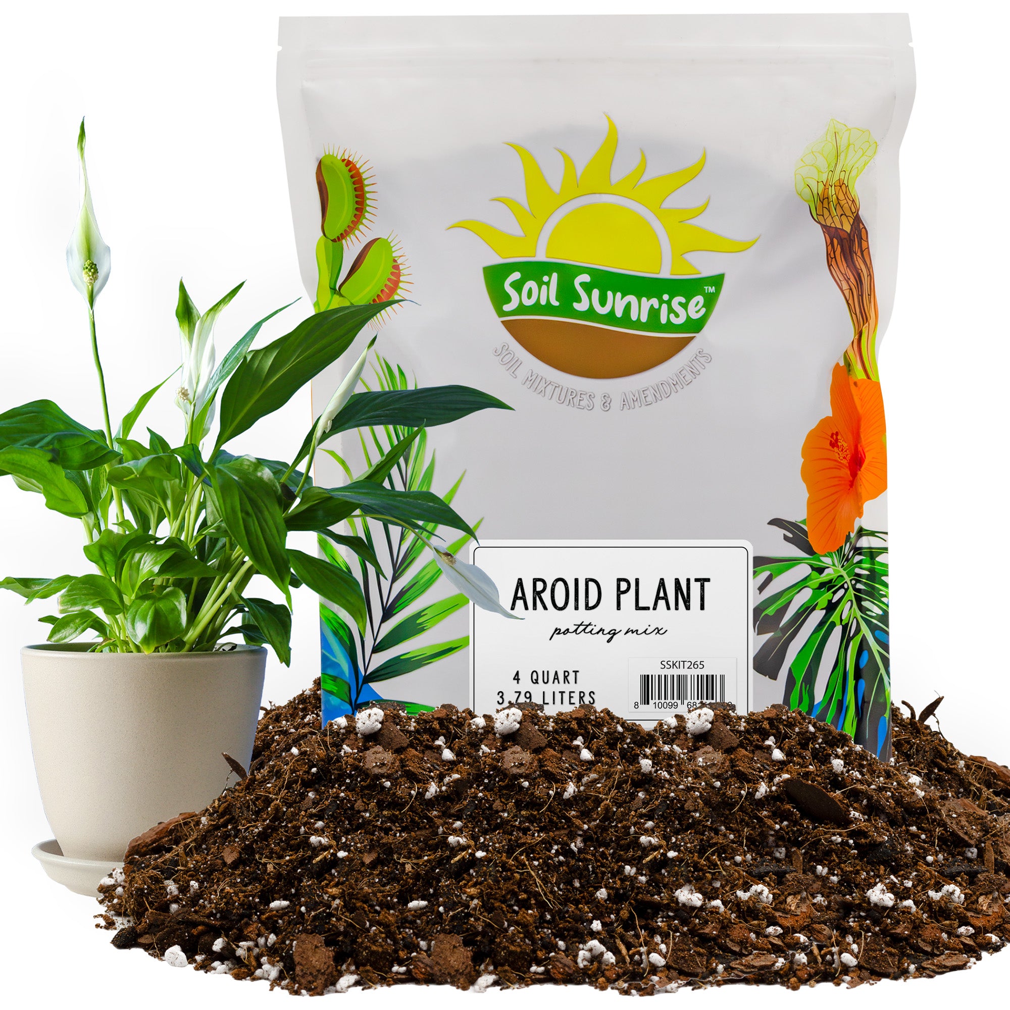 philodendron potting soil mix Aroid Plant Potting Soil Mix, Container Mix for Pothos Devil's Ivy, ZZ Plant, Chinese Evergreen, Dumb Cane, Philodendron, Syngonium, Alocasia, Colocasia Etc. – Kurated Korner