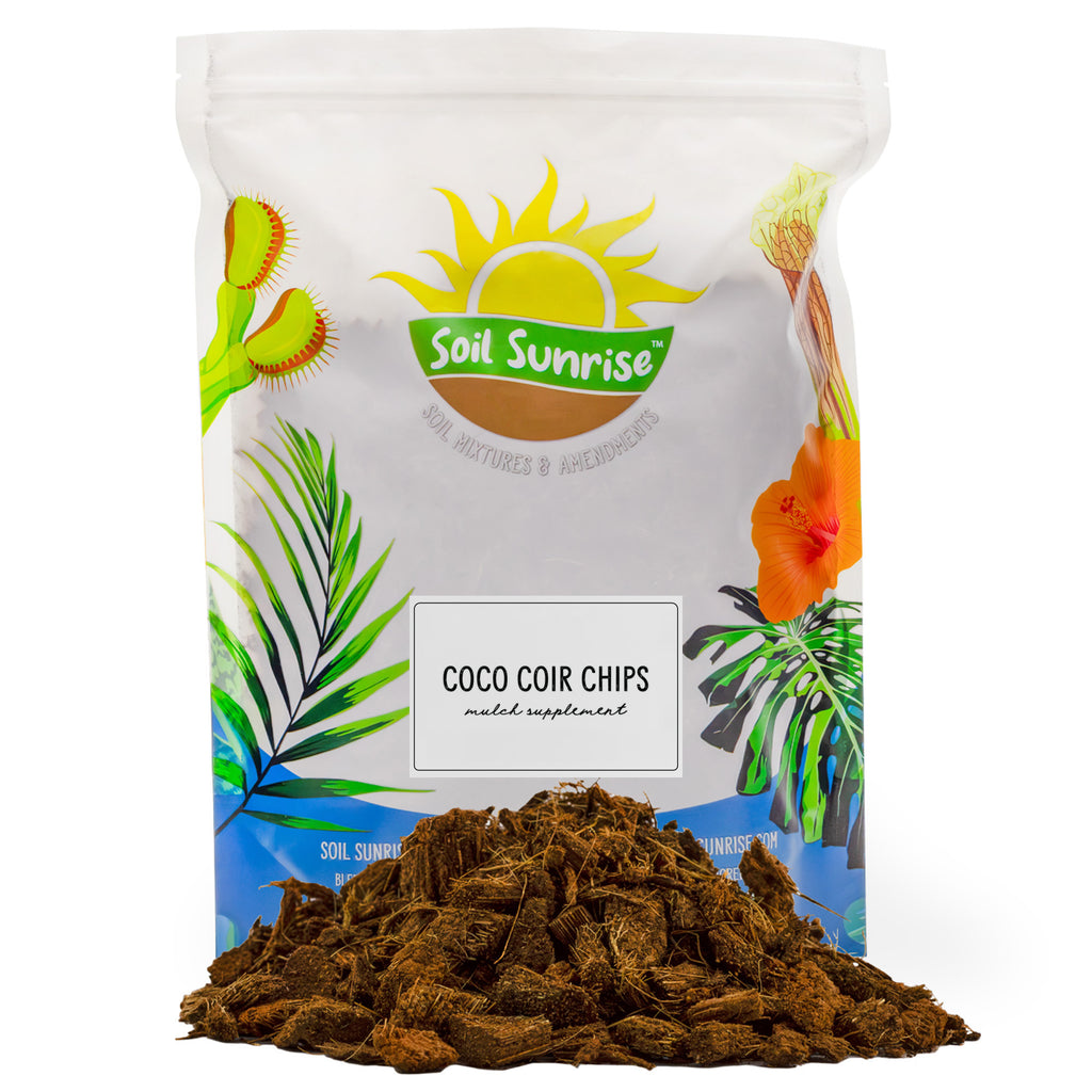 Loose Coco Coir Chips Mulch and Soil Amendment - VarCocoChip