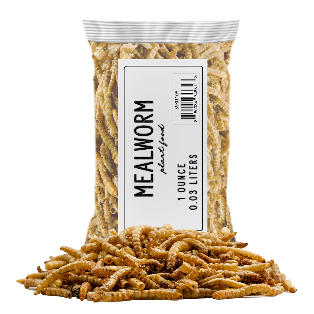 Carnivorous Plant Food Dried Mealworms (1oz) - SSKIT106