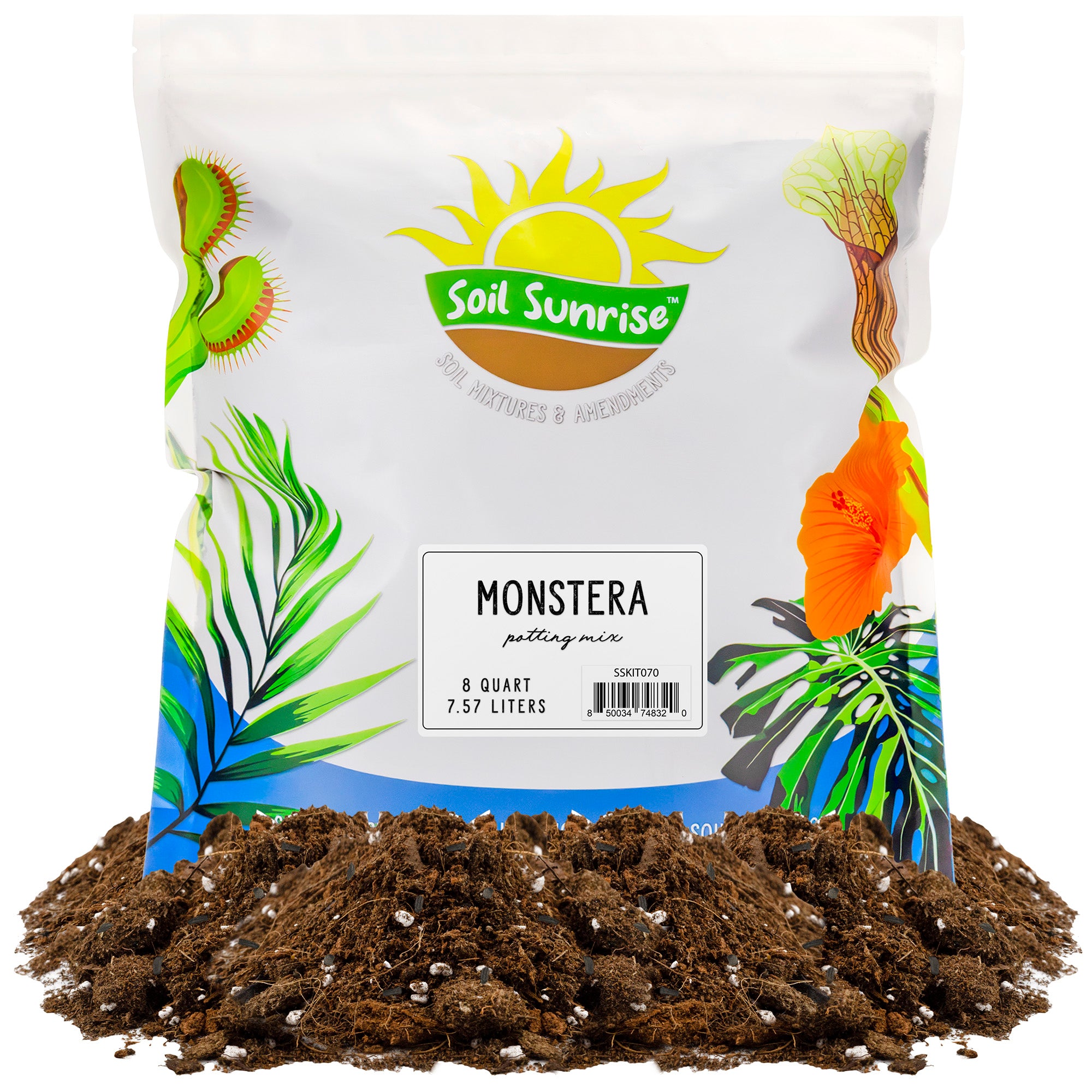 best monstera potting mix Monstera Houseplant Potting Soil Mix, Custom Blend for Growing and Repotting – Kurated Korner