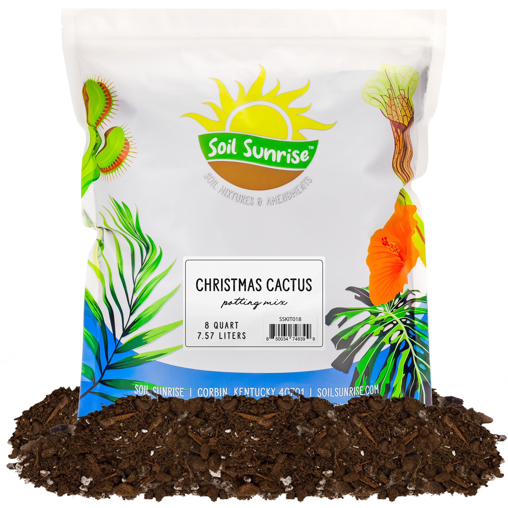 can i use orchid potting mix for christmas cactus Christmas Cactus Potting Soil Mix (4 Quarts) Hand Blended Soil for Indoor Houseplants Custom Blended