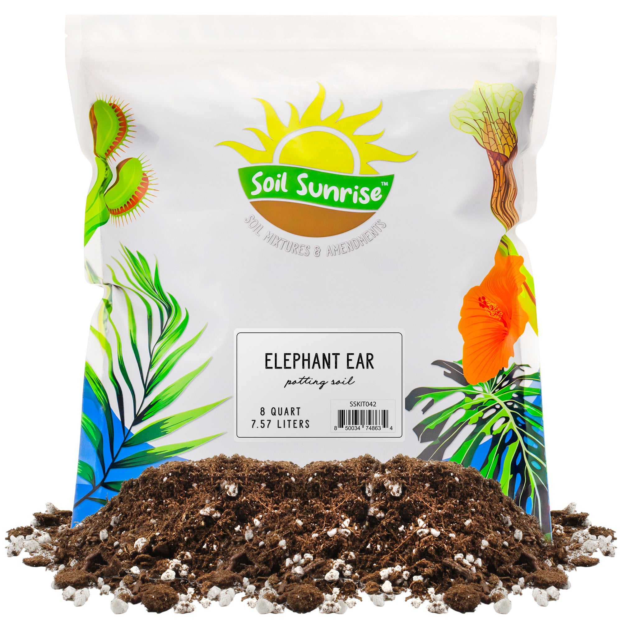 best plant food for elephant ears Elephant Ear Potting Soil Mix 8 Qt, Colocasia and Alocasia Potted Plant Blend
