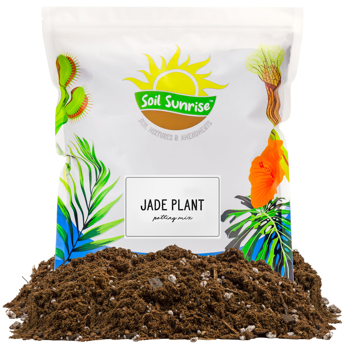 Jade Plant Potting Soil Mix, Hand Blended Additive for Jade