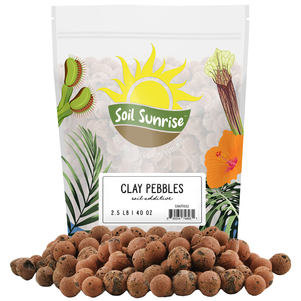 Expanded Hydroponic Clay Pebbles (2.5LB) - SSKIT032