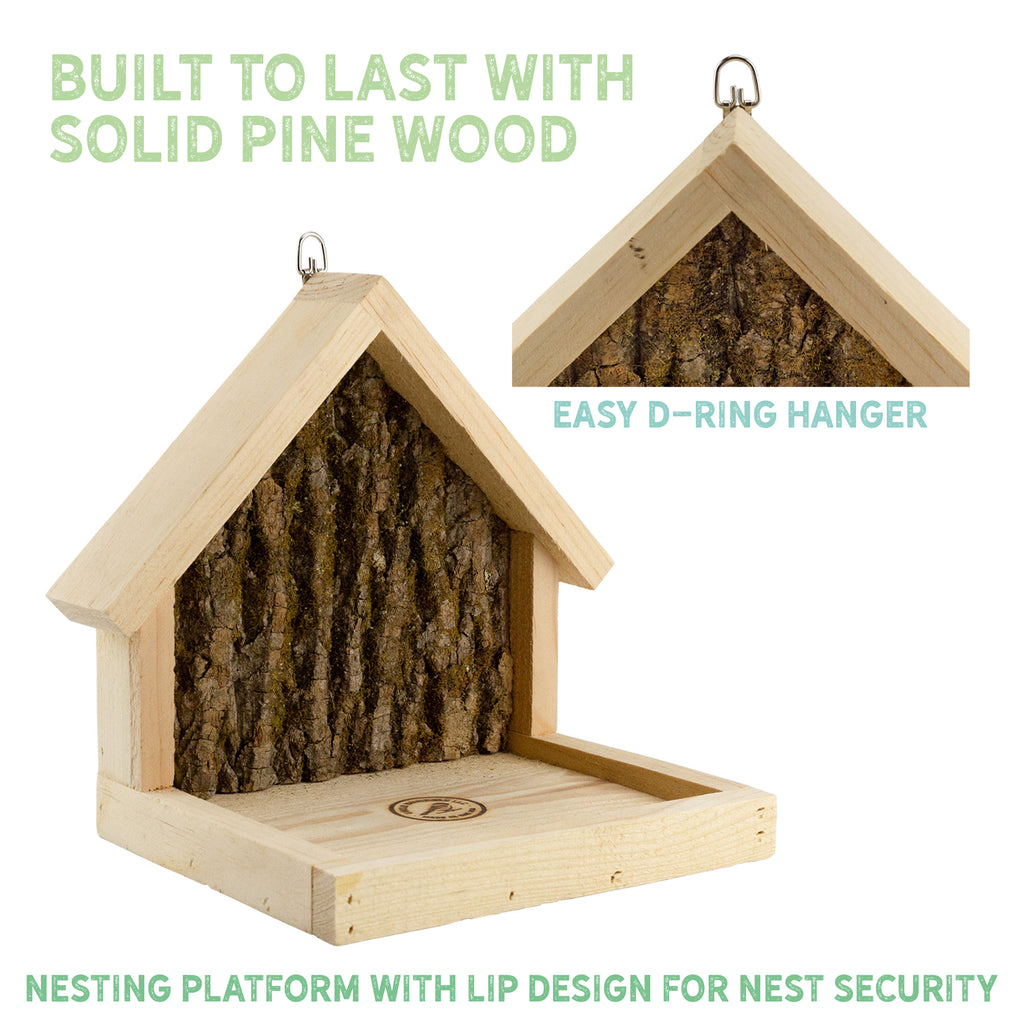 Premium Songbird Nesting Platform - UDKIT005