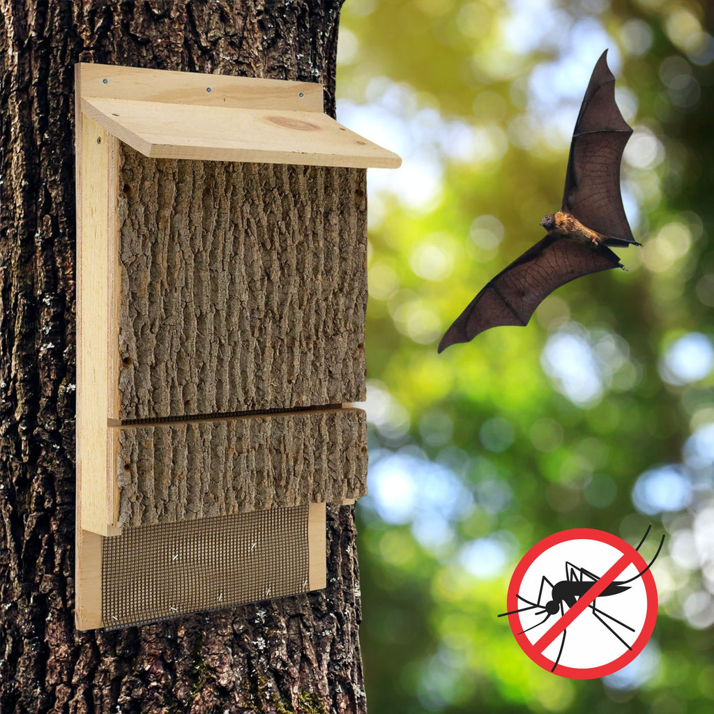 OBC Endorsed Single Chamber Wooden Bat House - UDKIT006