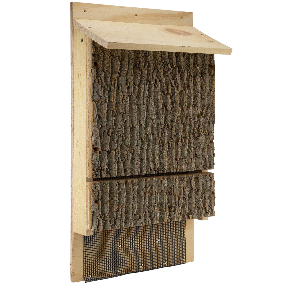 OBC Endorsed Single Chamber Wooden Bat House - UDKIT006