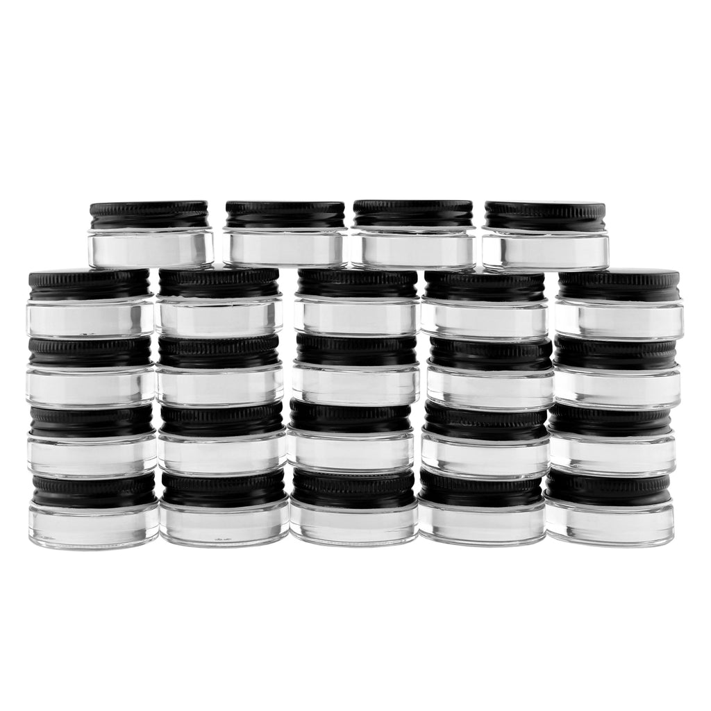 7-Milliliter Glass Lip Balm Jars (24-Pack) - sh1200cb07ml