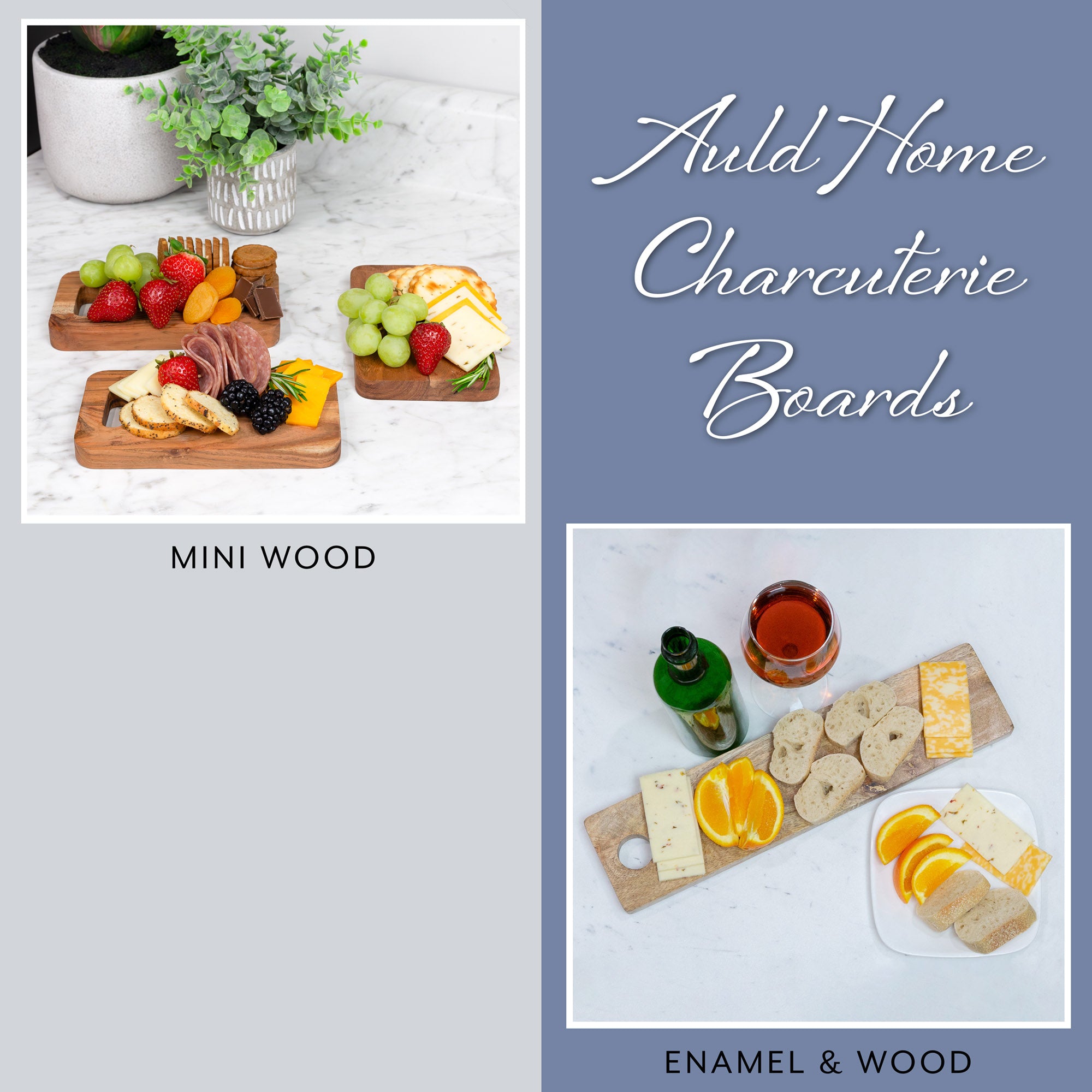 AuldHome Design Reversible Deviled Egg Charcuterie Board, Farmhouse ...