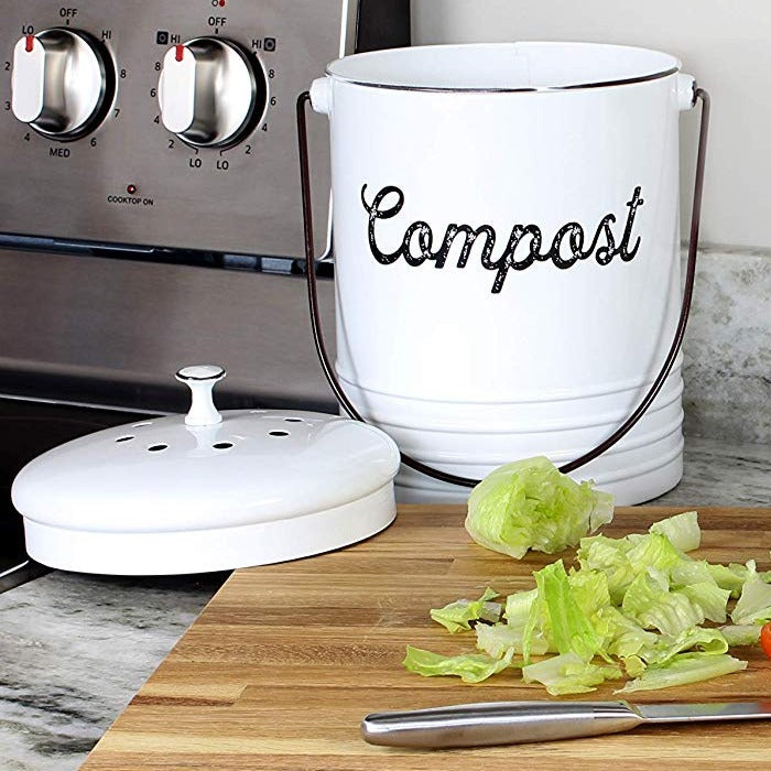 Enamelware Compost Bin - VarCompost