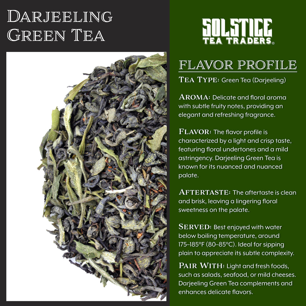 Darjeeling Green Tea Loose Leaf (8oz Bulk Bag) - STTKit037