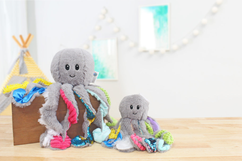 Sensory Octopus Plush Toy (Choose Size) - VarOctopus