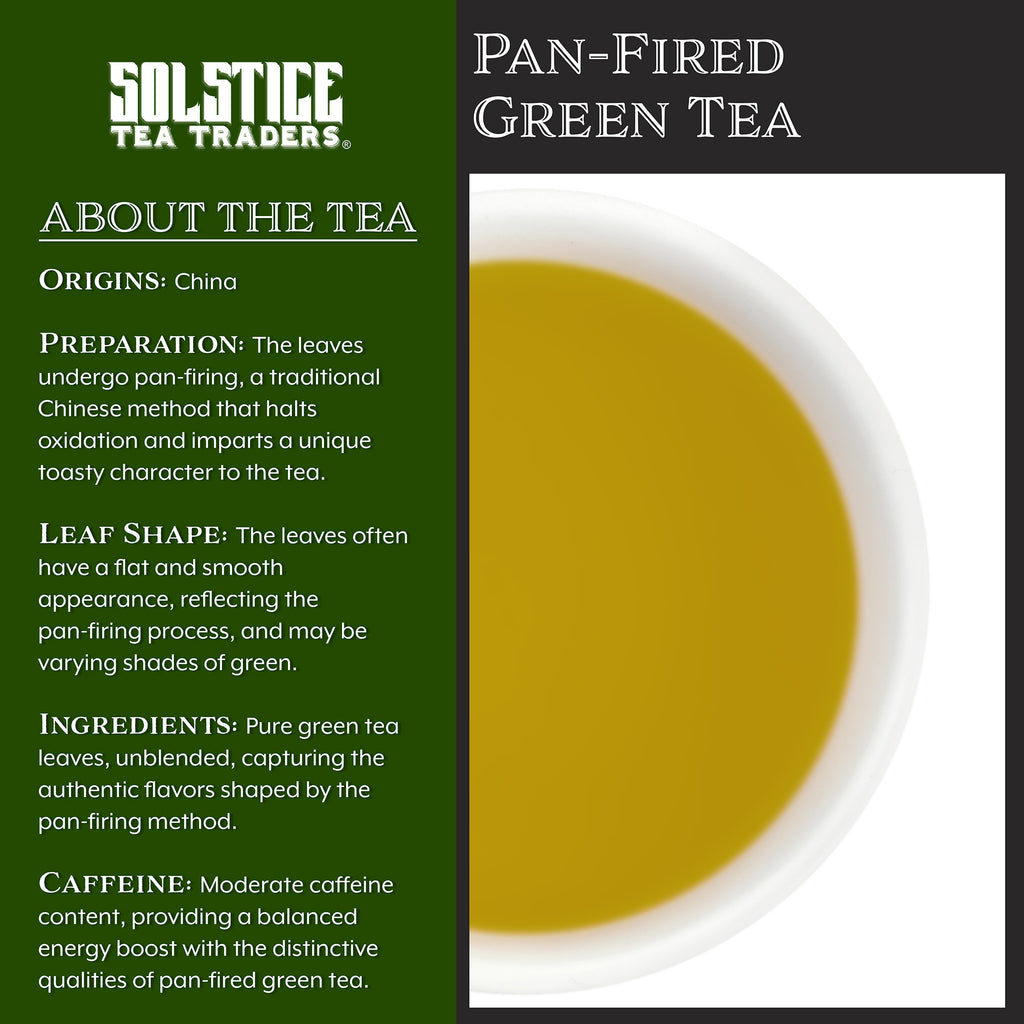 Pan-fired Green Tea Loose Leaf (8oz Bulk Bag) - STTKit079