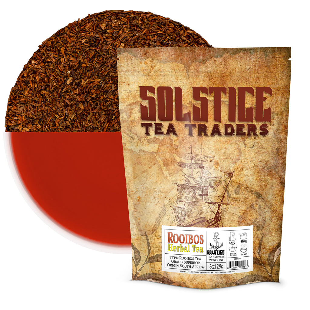 Rooibos Loose Herbal Tea (8-Ounce Bulk Bag) - STTKit081