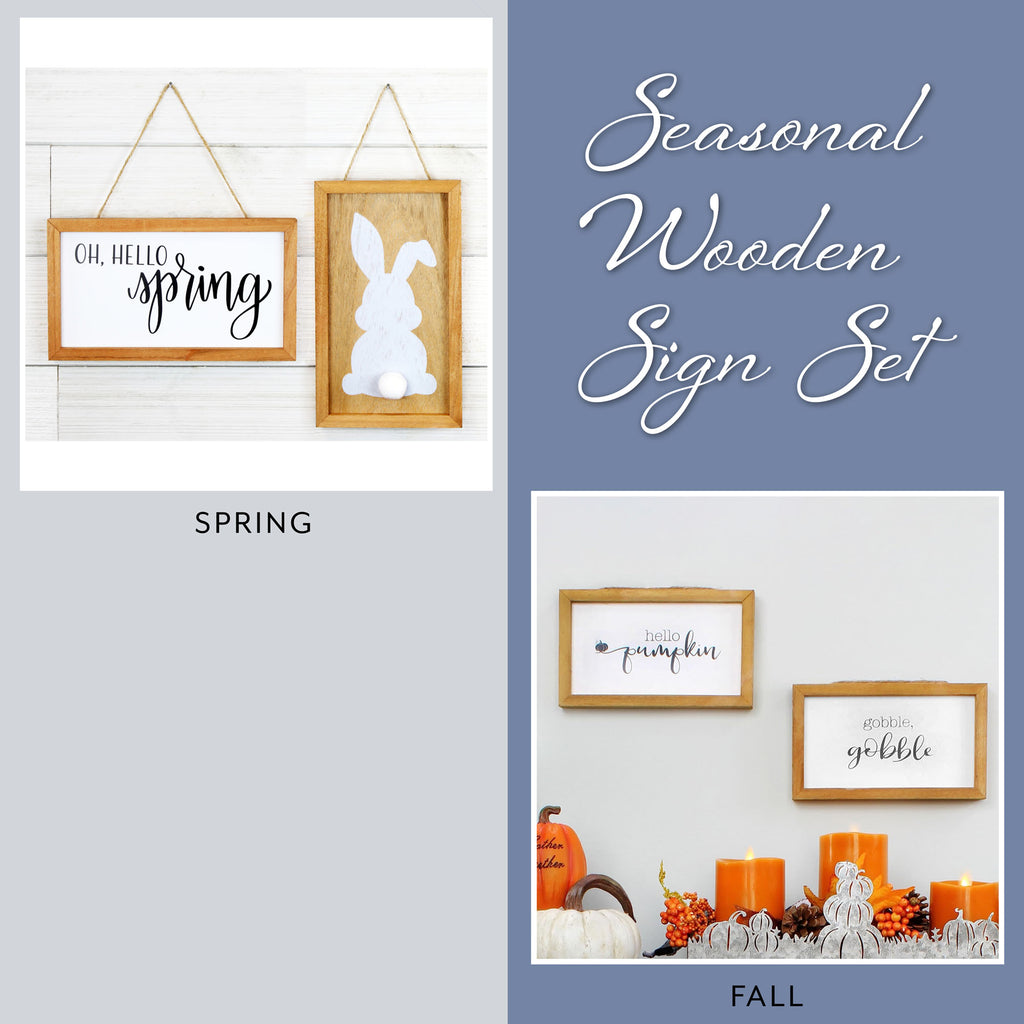 Spring Wood Signs (Set of 2) - sh1662ah1Spring