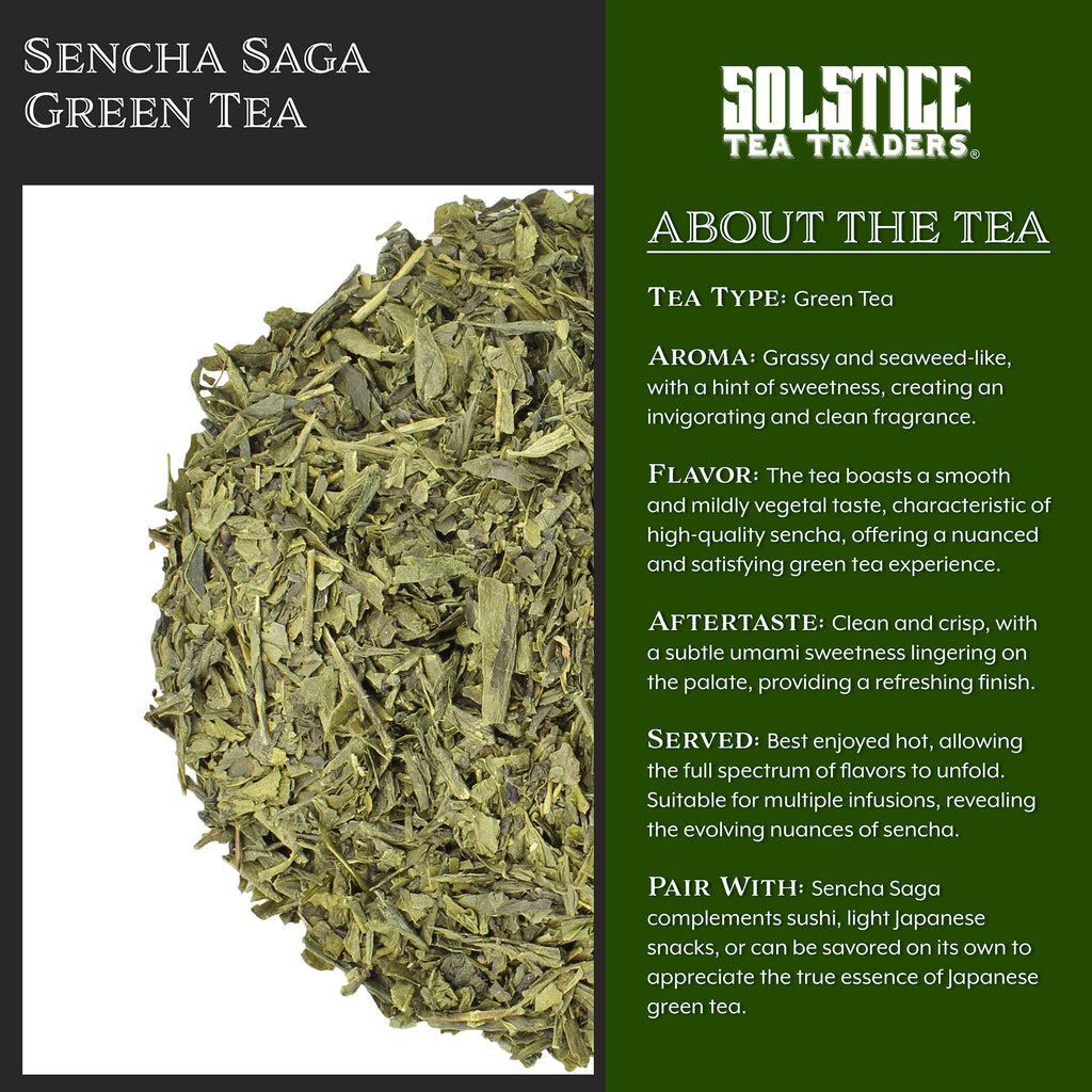 Loose Leaf Sencha Green Tea, 1 LB - STTKit068