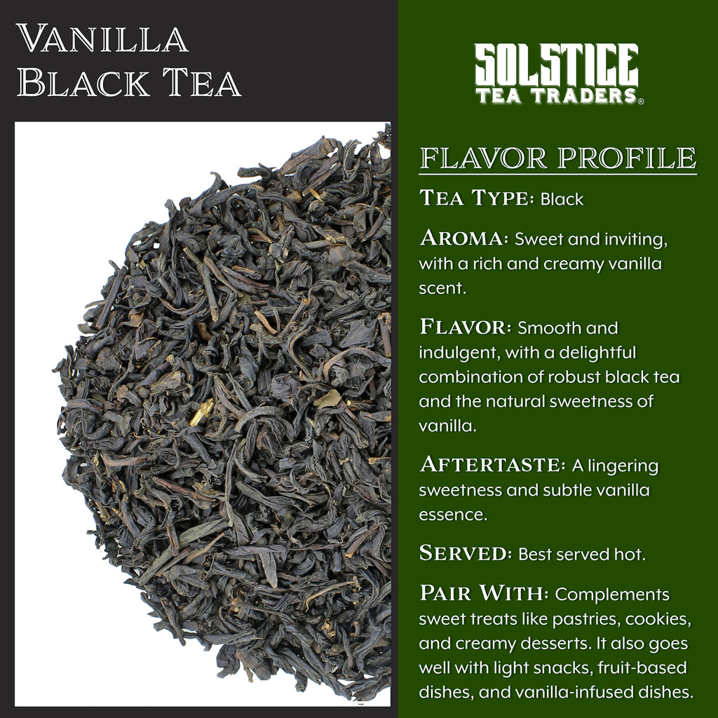 Loose Leaf Vanilla Black Tea (4-Ounce Bag) - STTKit107