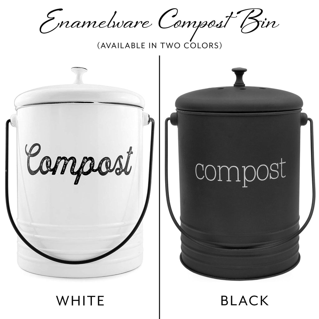 Enamelware Compost Bin - VarCompost