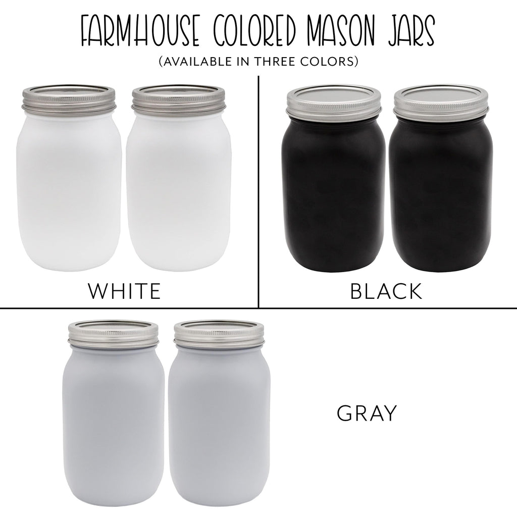 Farmhouse Colored Mason Jars (Set) - VarMasonJar