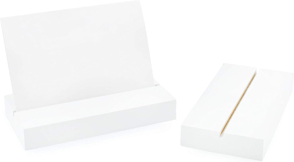 Darware Wooden Sign Holders (6-Pack, White) - sh1736mnwDar0Lg
